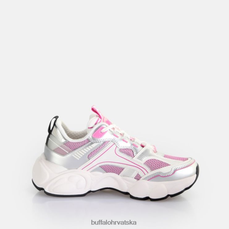 srebrna/ružičasta Buffalo cld run jog trainers nisko veganski |tenisice TDD6T239